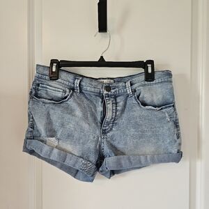 Mudd, Flex Denim Blue Women's Shorts, Size 13